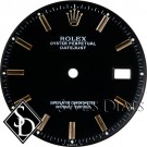Men's Rolex Datejust Non-quick Black Stick Dial Two-tone