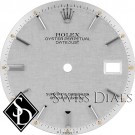 Men's Rolex Datejust Non-quick Silver Linen Stick Marker Dial Stainless Steel