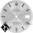Men's Rolex Datejust Non-quick Silver Stick Hour Marker Dial Stainless Steel